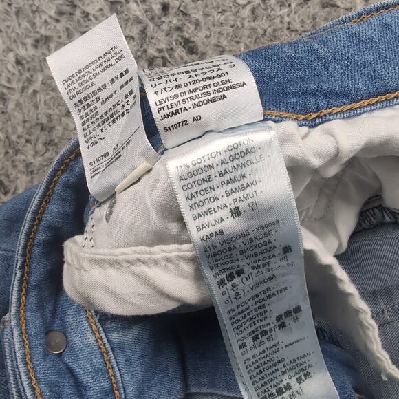 Levi's 726 Flare Women's Blue Jeans - Picture 5 of 11